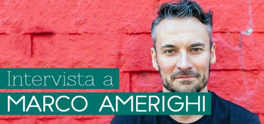 Intervista a Marco Amerighi - immagine di copertina con foto autore e titolo