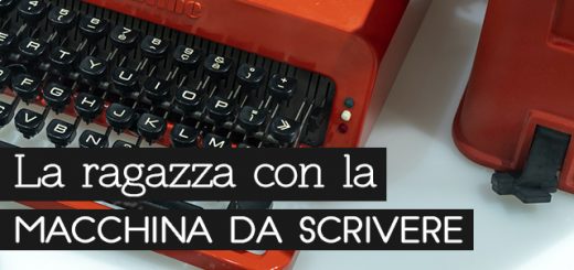 Cover articolo itinerante "La ragazza con la macchina da scrivere", dal romanzo di Desy Icardi