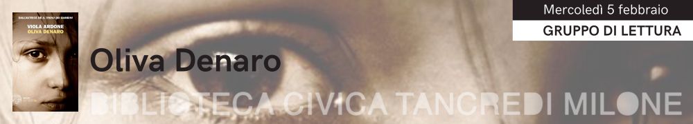 Gruppo di Lettura - 10 anni di incontri - banner Oliva Denaro