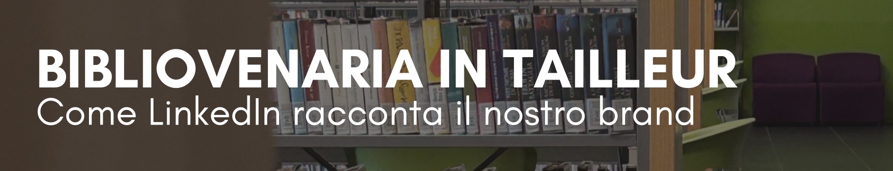 Header articolo Bibliovenaria in tailleur